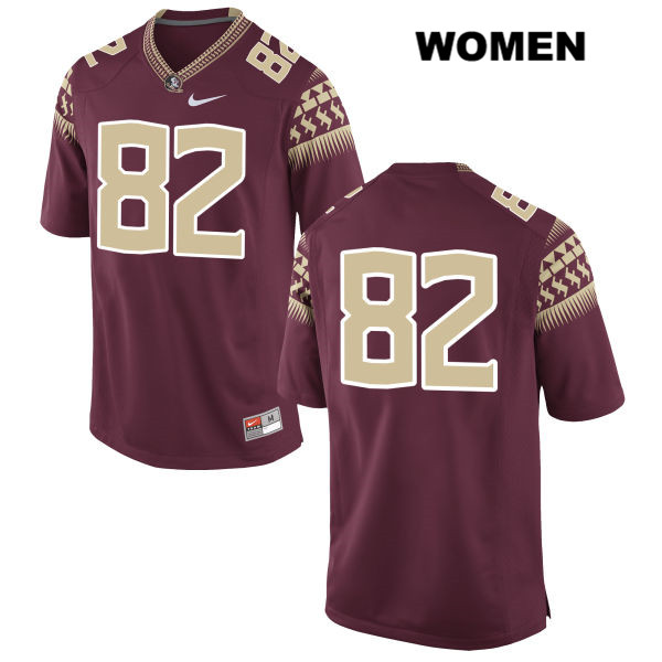 Women's NCAA Nike Florida State Seminoles #82 Naseir Upshur College No Name Red Stitched Authentic Football Jersey GCR5269JL